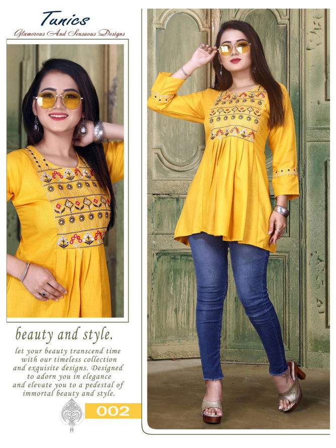 Beauty Queen Tunics 1 Fancy Ethnic Wear Designer Top Collection